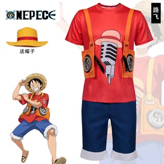 เครื่องแต่งกายคอสเพลย์ ตัวละคร One Piece Theater Version Red Luffy UTA 2023