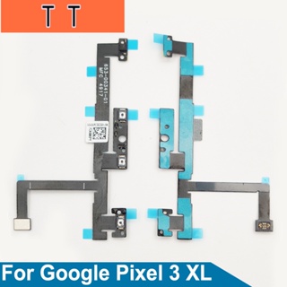  อะไหล่ปุ่มปรับระดับเสียง ปุ่มกดด้านข้าง แบบยืดหยุ่น สําหรับ Google Pixel 3 XL 3XL