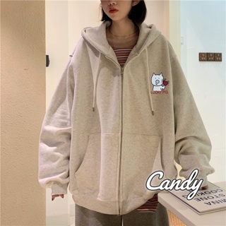 Candy Kids  เสื้อผ้าผู้ญิง แขนยาว เสื้อฮู้ด คลุมหญิง สไตล์เกาหลี แฟชั่น  ทันสมัย ins คุณภาพสูง ทันสมัย WWY2390339 36Z230909