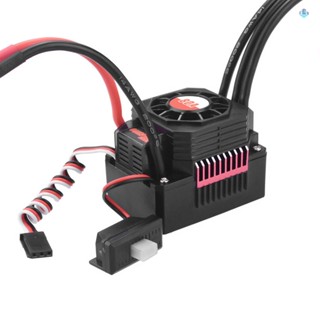 Surpass HOBBY 80A Brushless ESC ตัวควบคุมความเร็วไฟฟ้า กันน้ํา สําหรับรถบรรทุกบังคับ 1/10 Off-road Car