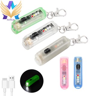 [พร้อมส่ง] พวงกุญแจไฟฉาย LED EDC ขนาดเล็ก แบบพกพา สําหรับตกปลา ตั้งแคมป์