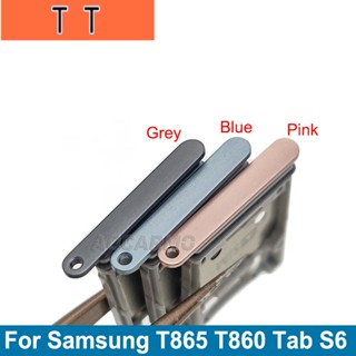  ถาดซิมการ์ด Micro SD แบบเปลี่ยน สําหรับ Samsung Galaxy T865 T860 Tab S6