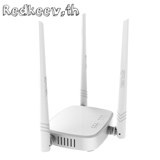 Tenda N318 เราเตอร์ WiFi ไร้สาย 300Mbps WISP โหมด AP 1WAN+3LAN [Redkeev.th]