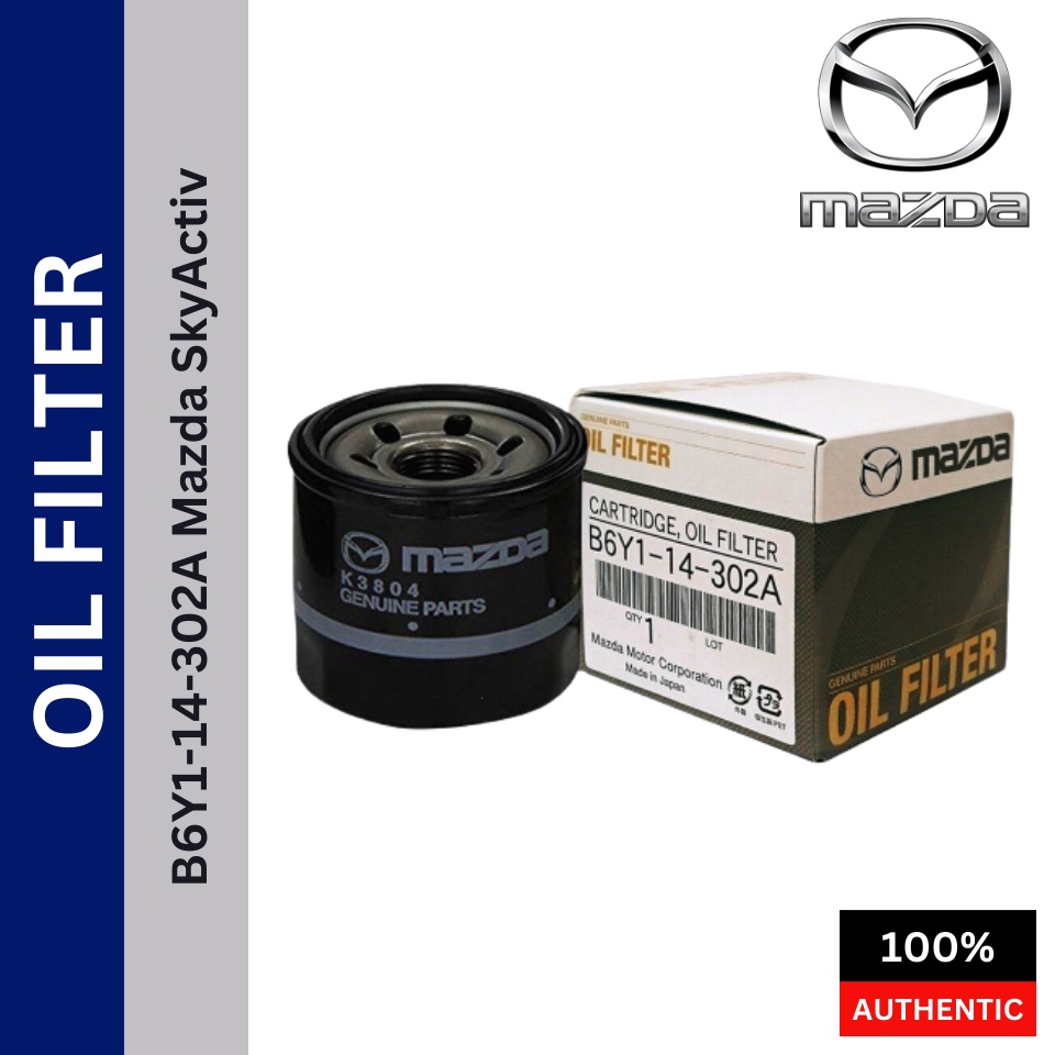B6Y1-14-302A กรองน้ํามันเครื่อง Mazda SkyActiv
