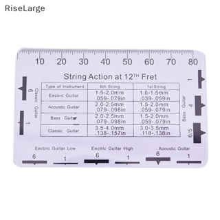 [RiseLarge] ไม้บรรทัดสเตนเลส ขนาด 95*63 มม. อุปกรณ์เสริม สําหรับกีตาร์ไฟฟ้า
 ใหม่