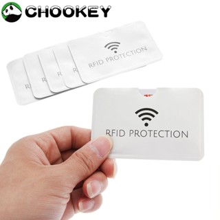 Chookey ซองใส่บัตรเครดิต แบบอลูมิเนียม กันขโมย 10 20 ชิ้น
