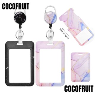 Cocofruit คลิปหนีบป้ายชื่อ ลายหินอ่อน สีชมพู สําหรับคนงาน