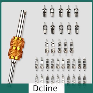 [Dcline.th] R12 R134A A/C ชุดแกนวาล์ว AC ทองแดง ป้องกันการกัดกร่อน สําหรับรถยนต์