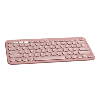 Logitech Pebble Keys 2 K380s Bluetooth wireless keyboard สีชมพู