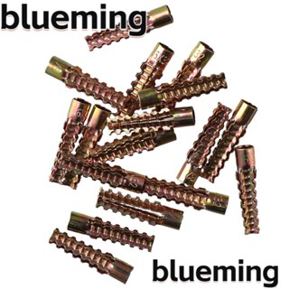 Blueming2 ชุดสกรูติดผนัง เหล็กคาร์บอน รูปต้นมอลลี่ สมอเรือ สีทอง 100 ชิ้น