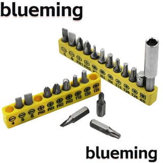 Blueming2 ชุดดอกไขควง เหล็ก 25 มม. 12 ชิ้น ช่องเสียบ PH Torx อเนกประสงค์ DIY สําหรับสํานักงาน