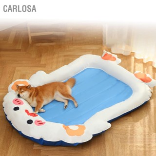 CARLOSA Pet Cooling Mat เตียงนอนนุ่มยืดหยุ่นพับได้ทนต่อการฉีกขาด Dog สำหรับสุนัขแมวฤดูร้อน