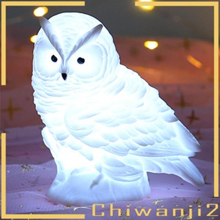 [Chiwanji2] โคมไฟกลางคืน รูปนกฮูก สร้างสรรค์ สําหรับตกแต่งบ้าน ปาร์ตี้