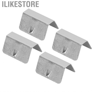 Ilikestore Window Visors  4pcs In Channel Wind Rain Deflector Fitting Clips Silver Modification Replacement For Heko