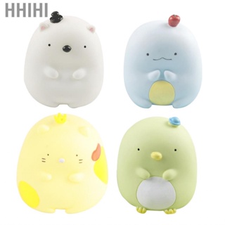 Hhihi Cute Saving Pot  Hard Decoration Smooth Piggy Bank Toy for Kids Home