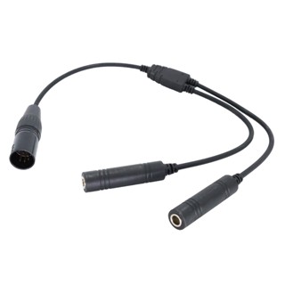 อะแดปเตอร์หูฟัง Aviation Headset GA Dual Plugs to Airbus 5 Pin XLR