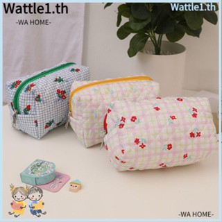 Wttle กระเป๋าดินสอ ลายดอกไม้ สร้างสรรค์ สําหรับใส่เครื่องเขียน