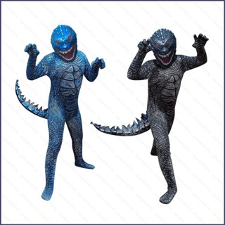 Sy2 เครื่องแต่งกายคอสเพลย์ รูปมอนสเตอร์ Godzilla One-piece สําหรับเด็ก