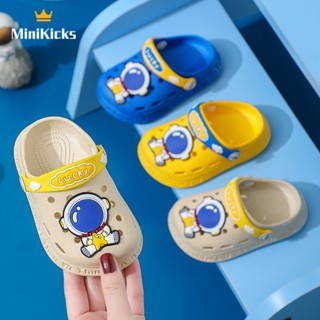 MiniKicks รองเท้าเด็กผู้ชาย รองเท้าแตะเด็กผู้ชาย มีสไตล์และสะดวกสบาย กันลื่น สะดวกสบาย แฟชั่น ขั้นสูง 2023 NEW RTX2390PNV 37Z230911