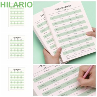 Hilario หนังสือคณิตศาสตร์ การคํานวณคณิตศาสตร์ การเขียนด้วยมือ การคํานวณอย่างรวดเร็ว สําหรับเด็ก