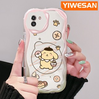 ใหม่ เคสโทรศัพท์มือถือ ซิลิโคนใส กันกระแทก ลายการ์ตูนปอมปอมปอม เพียวริน สําหรับ Samsung A03 Core A03s A02 M02 A02s M02s F02s