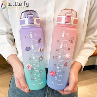 Buttterfly สติกเกอร์ติดขวดน้ํา กันรั่ว ความจุขนาดใหญ่ 1.1 ลิตร