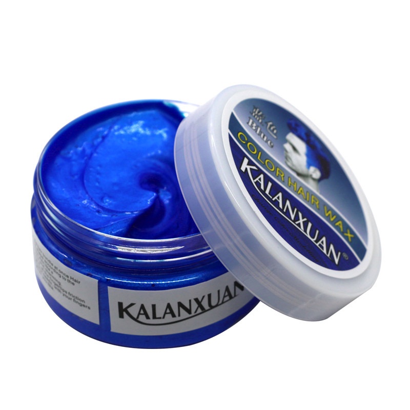 ♕ KALANXUAN แว็กซ์จัดแต่งทรงผม ไม่ทำลายสีผม ความงามและสุขภาพ แว็กซ์แต่งผม 9 สี ผลิตภัณฑ์ทำสีผม แว็กซ์แต่งผม แว็กซ์เปลี่ยนสีผมชั่วคราว การดูแล/จัดแต่งทรงผม ผมขาว เฟอร์นิเจอร์