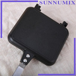 [Sunnimix] เครื่องทําวาฟเฟิล แซนวิช แบบมือถือ ขนาดเล็ก ไม่เหนียวติด สําหรับบ้าน ร้านอาหาร ตั้งแคมป์