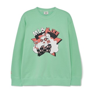 MLB เสื้อสเวตเชิ้ต Unisex รุ่น 3AMTL0231 50GNL - สีเขียวอ่อน