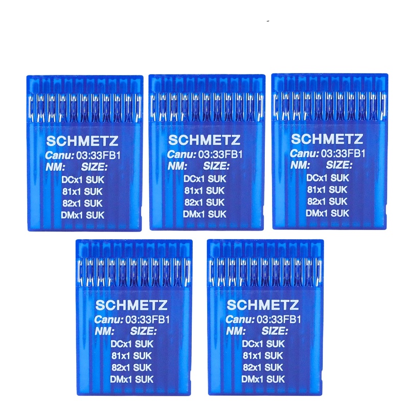 เข็มจักรเย็บผ้า DPX5 SES SCHMETZ สําหรับ Industrial CANU: 20:05 EB1 DP*5 135X5 134 SES Light Ball Point 10 ชิ้น