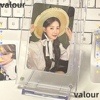 Valour ที่ใส่โฟโต้การ์ด อะคริลิคใส กันน้ํา ลายศิลปินเกาหลี Kawaii 3 นิ้ว