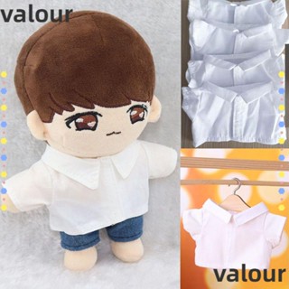 Valour เสื้อยืด ผ้าฝ้าย 10 20 ซม. อุปกรณ์เสริม สําหรับตุ๊กตา