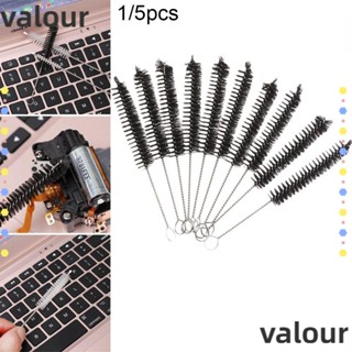 Valour แปรงเกลียว สเตนเลส ด้ามจับนิ่ม อเนกประสงค์ สําหรับทําความสะอาดขวด 1 5 ชิ้น