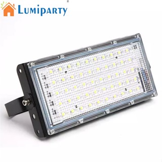 Lumiparty ไฟสปอตไลท์ Led สว่างมาก Jz-50w 220v พลังงานแสงอาทิตย์ สําหรับกลางแจ้ง