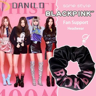 Danilo ยางรัดผม ลายตัวอักษร น่ารัก สร้างสรรค์ สไตล์เกาหลี BLACKPINK LISA JENNIE ROSE สําหรับผู้หญิง