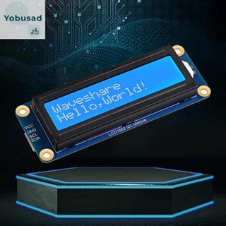 [Yobusad.th] โมดูลสื่อสาร LCD I2C 3.3V 5V 16x2 ตัวอักษร สีฟ้า สีขาว