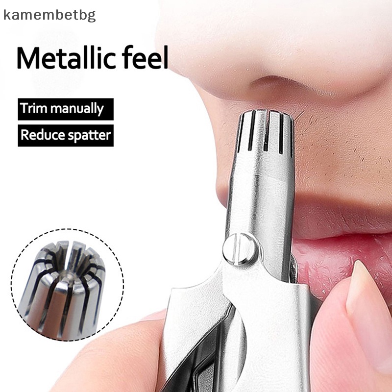 Kamembetbg กรรไกรสเตนเลส แบบพกพา ล้างทําความสะอาดได้ สําหรับผู้ชาย 1 ชิ้น