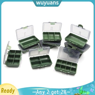 Wuyuans กล่องเก็บอุปกรณ์ตกปลา ความจุขนาดใหญ่ 1 2 3 4 6 8 ช่อง