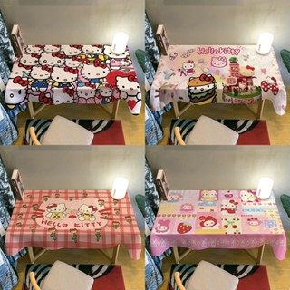 Williya丨Hello Kitty series ผ้าปูโต๊ะ 9 รูปแบบให้เลือก 90*60 ซม./120*80 ซม./200*140 ซม.