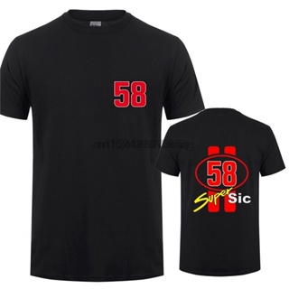 เสื้อยืด พิมพ์ลาย Super Sic Marco Simoncelli 58 สําหรับผู้ชาย