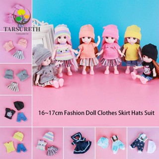 Tarsureth เสื้อผ้าตุ๊กตา หมวก 16~17 ซม. แฟชั่น ของขวัญที่ดีที่สุด