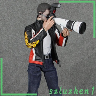 [Szluzhen1] ชุดกล้องดิจิทัล DSLR สเกล 1/6 และเลนส์ อุปกรณ์เสริม สําหรับฟิกเกอร์ 12 นิ้ว