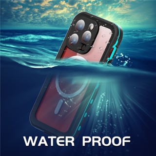 เคสโทรศัพท์มือถือ กันน้ํา กันฝุ่น กันหิมะ กันกระแทก IP68 สําหรับ Phone 13 14 15 Pro Max Phone15 Plus