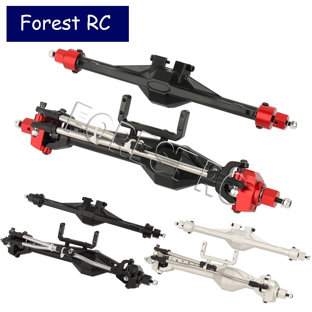 Scx10 III เพลาอลูมิเนียม CNC ด้านหน้า และด้านหลัง สําหรับอัพเกรดรถไต่หินบังคับ 1/10 Axial SCX10 III 