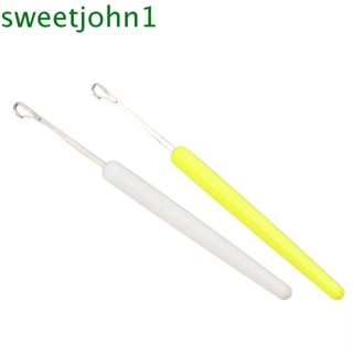 Sweetjohn เข็มตะขอถักโครเชต์ แบบพลาสติก สําหรับถักนิตติ้ง ถักจัมโบ้