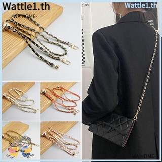 Wttle สายโซ่โลหะ ทรงกลม ปรับได้ แบบเปลี่ยน สําหรับคล้องกระเป๋าถือ โทรศัพท์มือถือ DIY