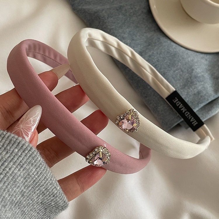 สาวหวานหรูหราประณีตคริสตัลหัวใจ Star Headwear ผม Hoop Hairbands