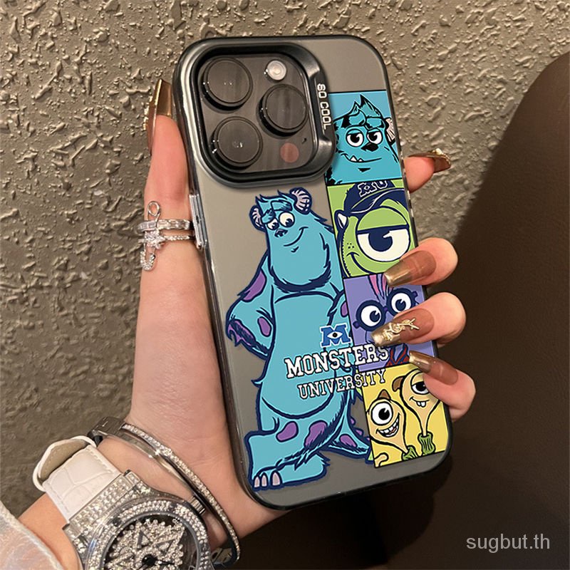 เคสโทรศัพท์มือถือแบบแข็ง กันกระแทก ลายการ์ตูนมอนสเตอร์มหาวิทยาลัย สําหรับ iPhone 15promax 15pro 15 14promax 14 13 12 11 promax 13promax 11promax xr xsmax 7 8plus