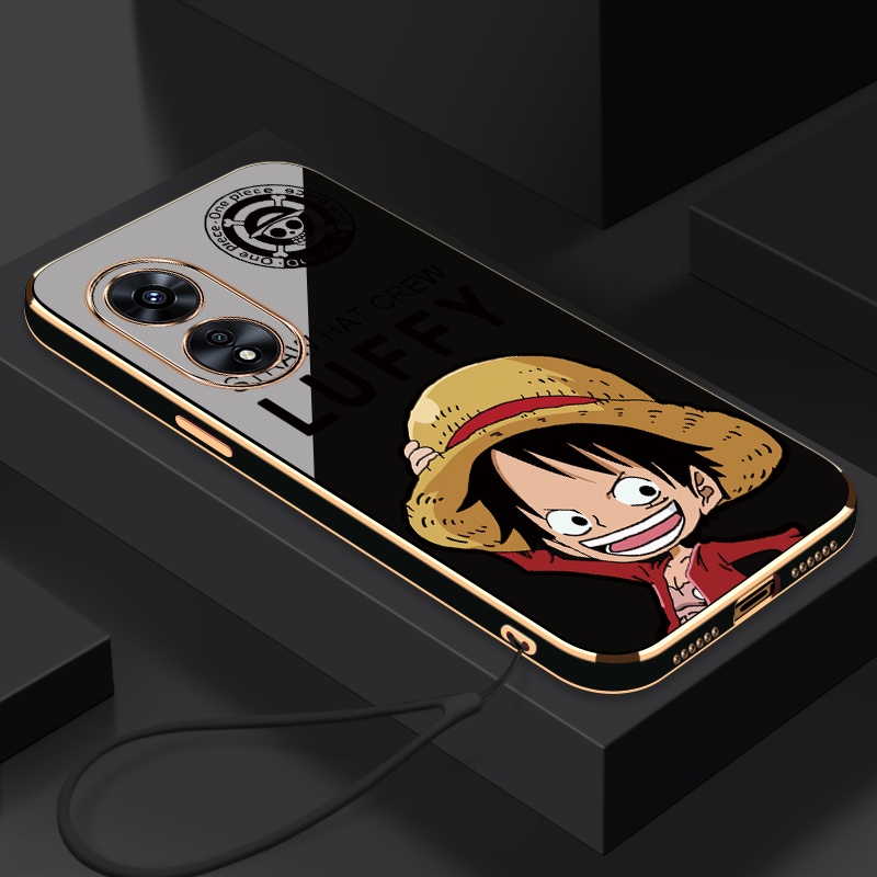 เคส OPPO A60 A78 5G OPPO A58 4G OPPO A78 4G OPPO A98 OPPO A97 OPPO A38 A18 เคสโทรศัพท ์ LUFFY ซิลิโค