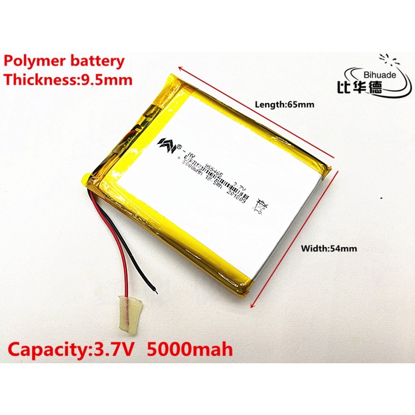 955465 955565 3.7V 5000mAH Rechargeable Lithium Polymer Battery Li-Po  for Tablet Power Bank Hand Wa